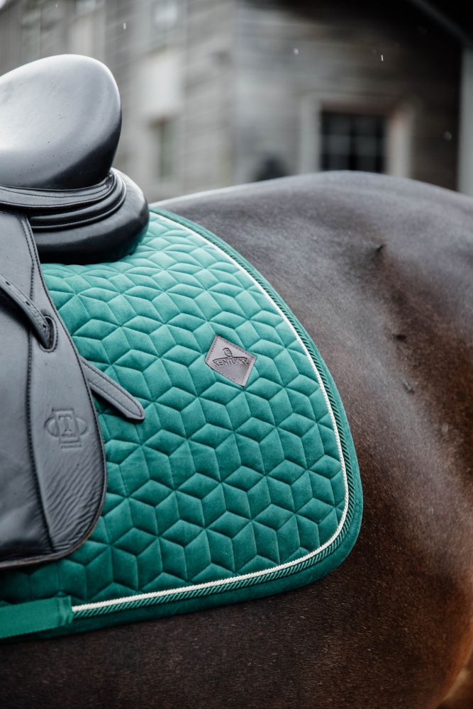 KENTUCKY® HORSEWEAR Schabracke Velvet Dressur, dunkelgrün