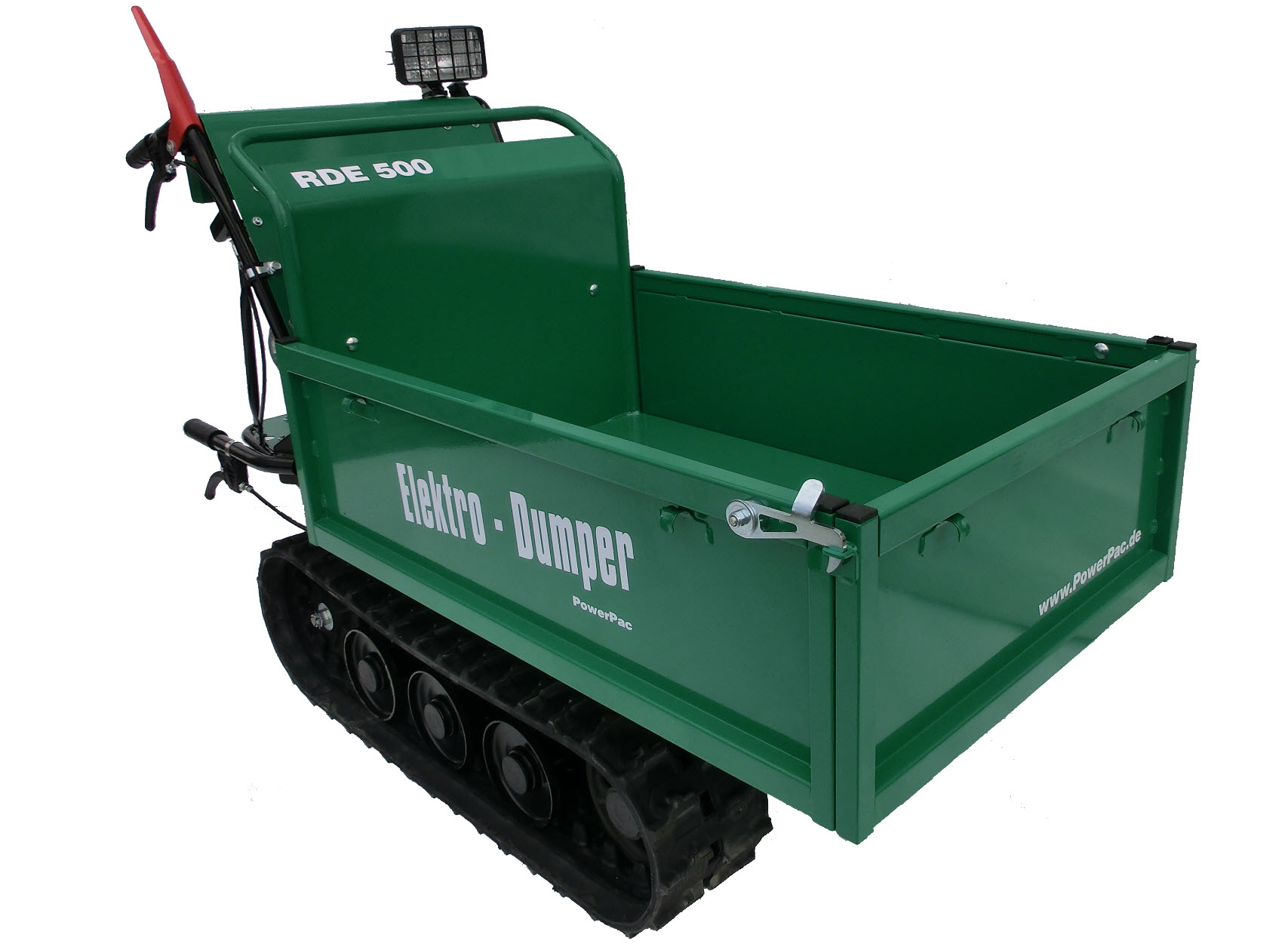 Motorschubkarre Akku-Raupen-Dumper, 500 kg