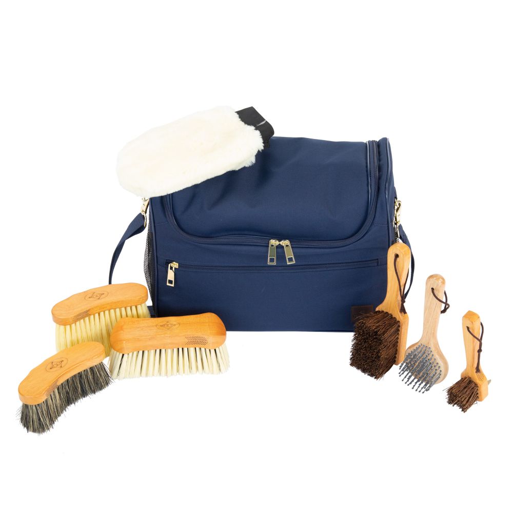 KENTUCKY® GROOMING DELUXE Putztasche-Set, marine