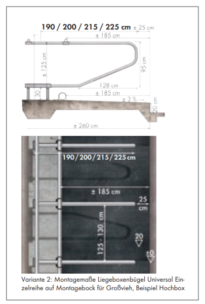PATURA Liegeboxenbügel Universal 