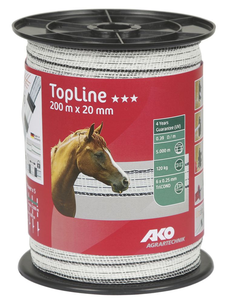 AKO TopLine Weidezaunband, Breite: 20 mm