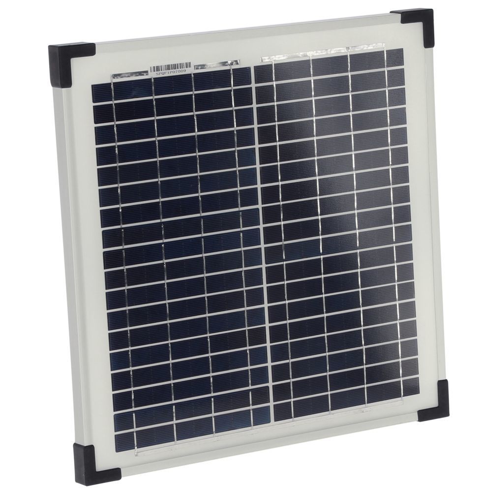 AKO 15 Watt Solarmodul mit Laderegler