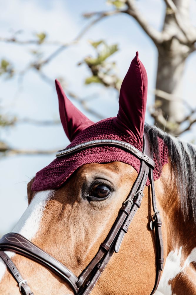 KENTUCKY® HORSEWEAR Fliegenhaube Wellington, bordeaux