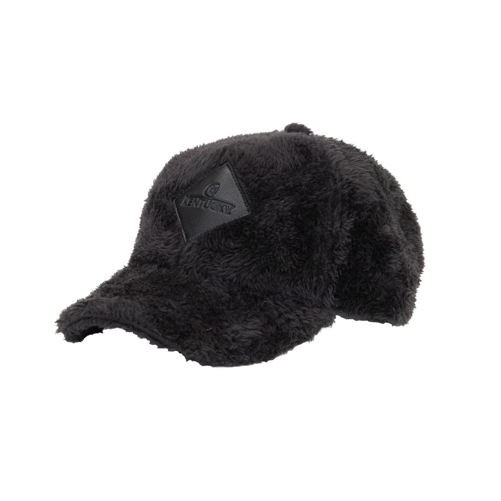 KENTUCKY® HORSEWEAR Basball Cap Teddy Fleece, schwarz