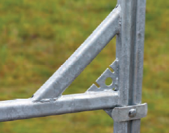 PATURA Sicherheits-Pferde-Panel mit Schiebetor, Höhe: 2,50 m