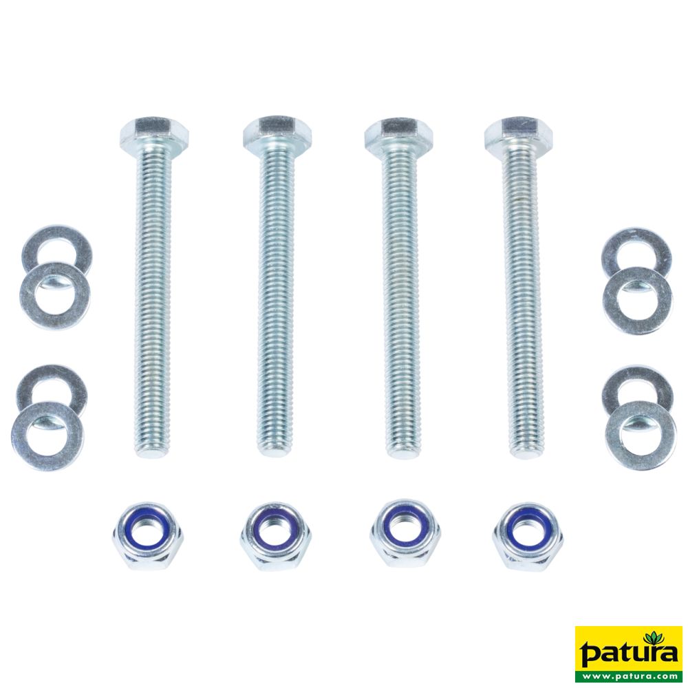PATURA Montageset an Pfosten Ø 102 mm für Kratzbürste Multifix 