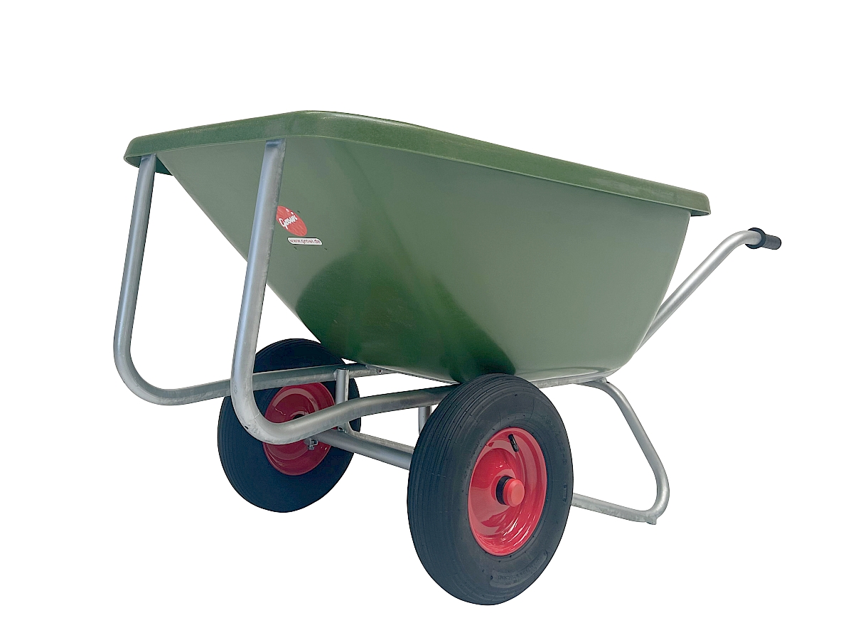 GROWI® Compactkarre Big Ben 2-rädrig 180 L in grün