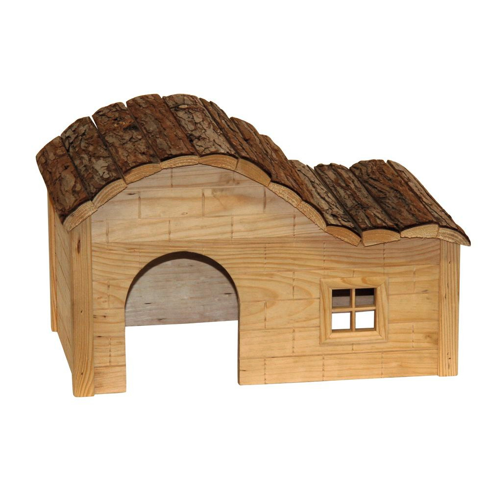 KERBL Nagerhaus mit geschwungenem Dach Nature