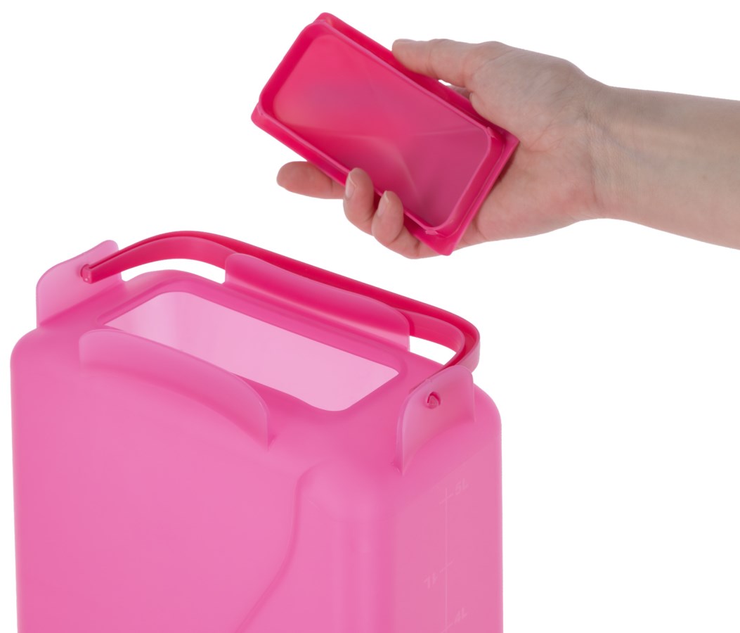 KERBL Geflügelfutterautomat mit Standfüßen, pink