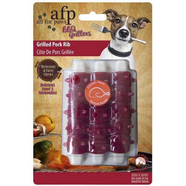 All for Paws BBQ Grillers aus TPR mit Hähnchenduft 