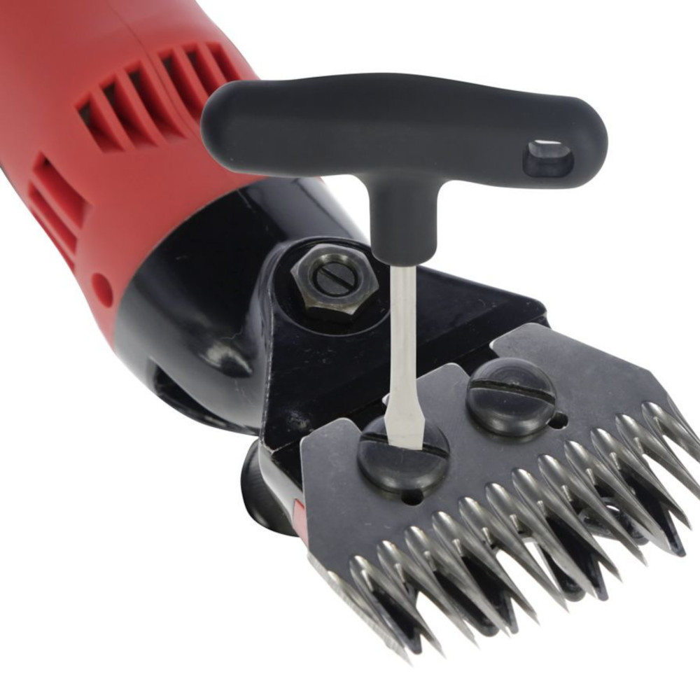 KERBL Schafschermaschine FarmClipper Profi mit Wellington Schermesser-Set Typ BB-4,5/Typ 576