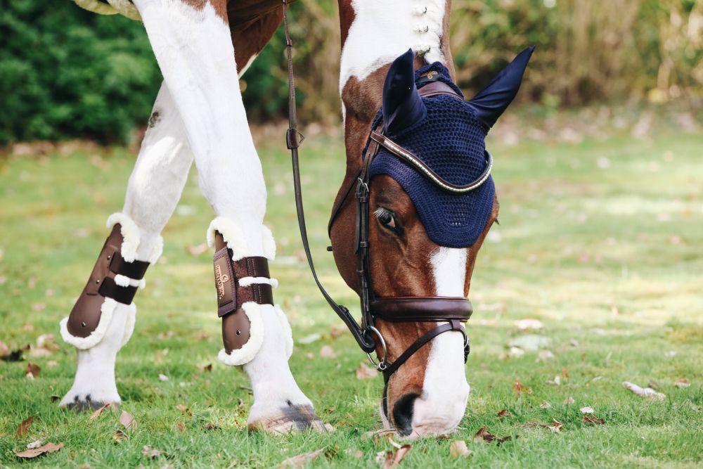 KENTUCKY® HORSEWEAR Fliegenhaube Wellington, marine