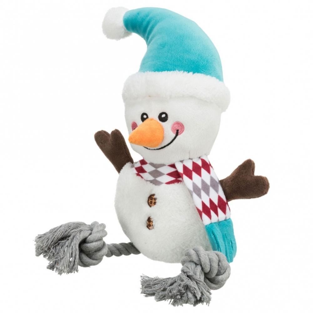 TRIXIE Xmas Spielzeug Schneemann mit Stimme