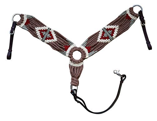 WESTERN IMPORTS® WOOLEN NAVAJO DESIGN BREASTCOLLAR, tan