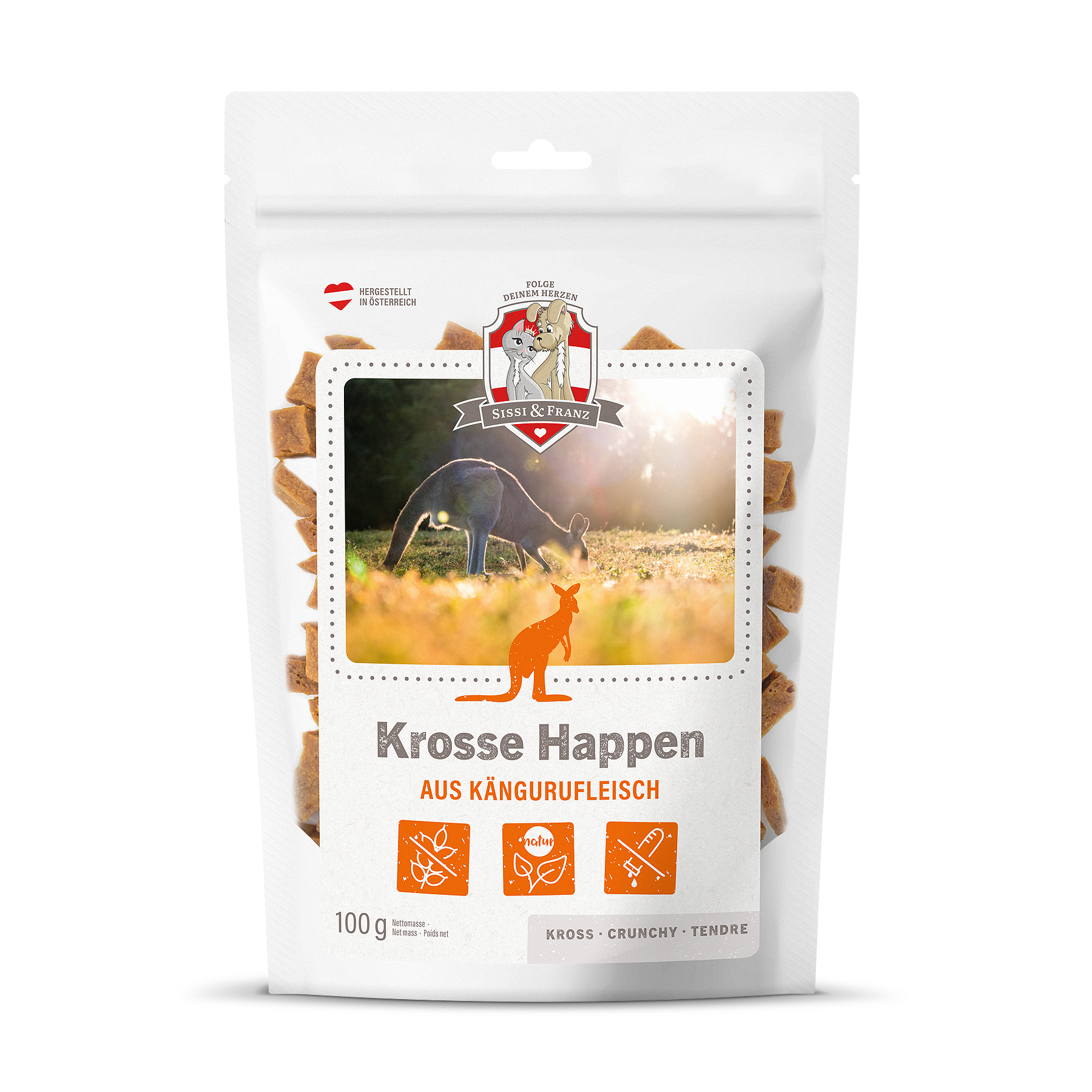 SISSI & FRANZ Krosse Happen aus Känguru