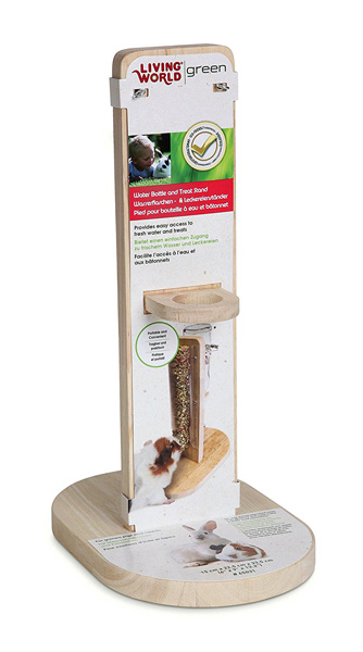 Hagen LivingWorld Green Kombiständer für Flasche + Knabberstange 