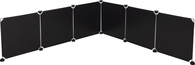 KERBL 6 x Kunststoffwand-Elemente für Freilaufgehege
