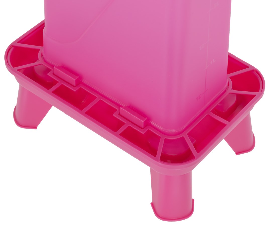 KERBL Geflügelfutterautomat mit Standfüßen, pink