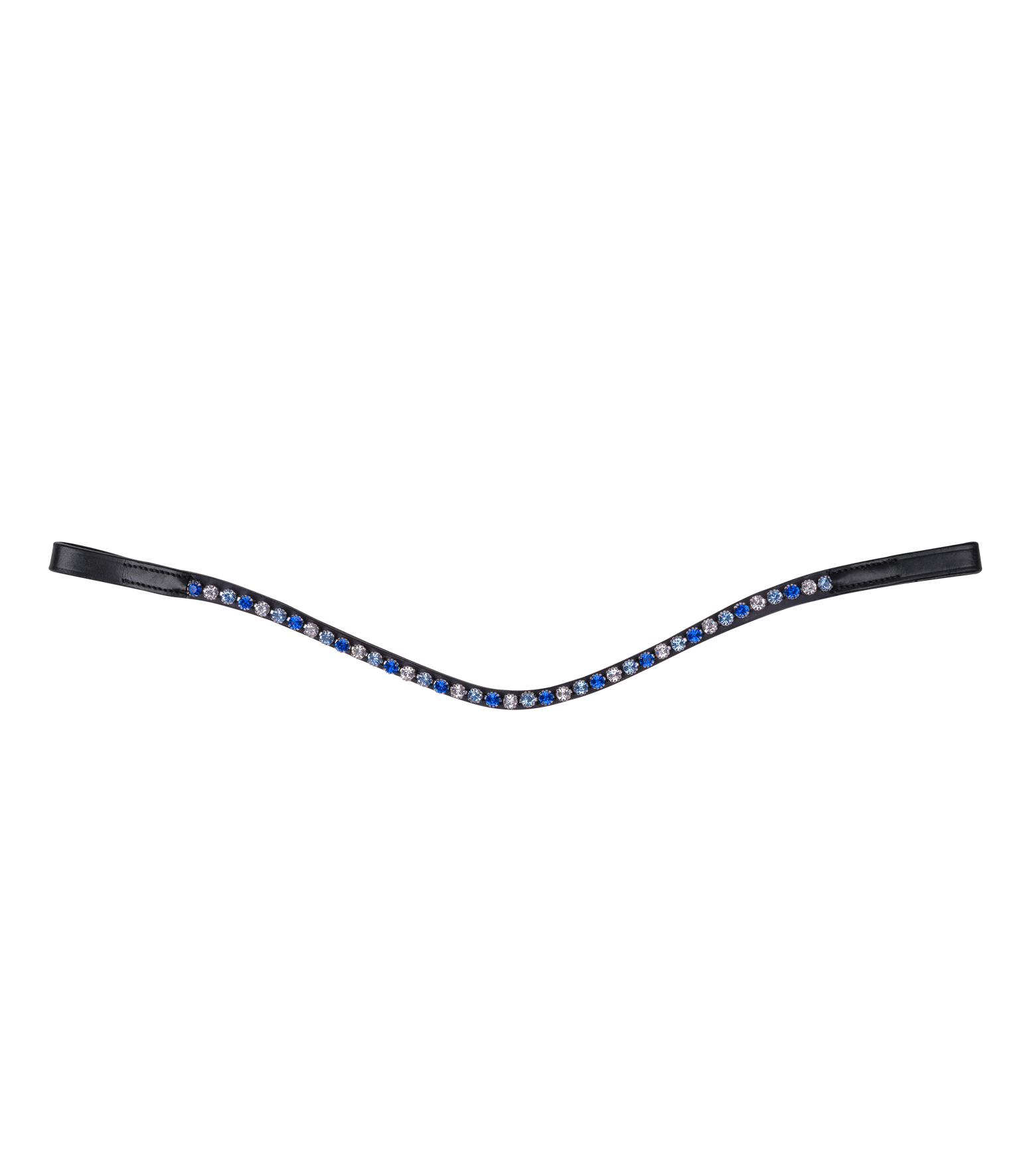 WALDHAUSEN X-Line Stirnband Glam, schwarz, saphirblau/nachtblau/silber
