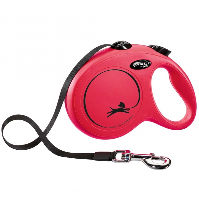 FLEXI Rollleine New CLASSIC Gurt - 5m, bis 50kg 