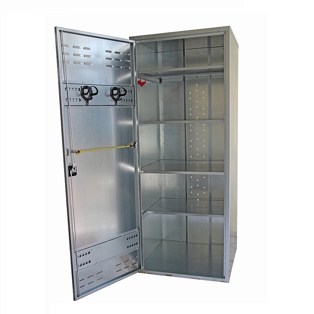 GROWI® Universalschrank mit Vorrichtung für Vorhangschloss, 75 cm breit