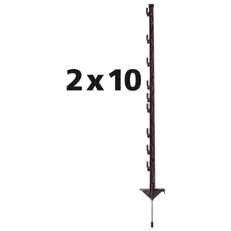 GALLAGHER Duopack Vario Pfahl 1,00 m, terra (2x10)
