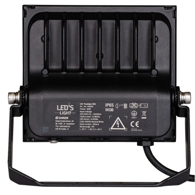 SHADA Flutlicht-LED - 50W 9000lm 4000K - Lumileds LED - schwarz