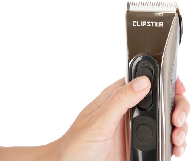 CLIPSTER Akku-Schermaschinen-Set GrumoX mit Scherkopf