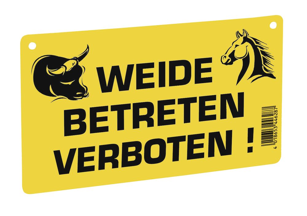 AKO Warnschild – Weide betreten verboten!