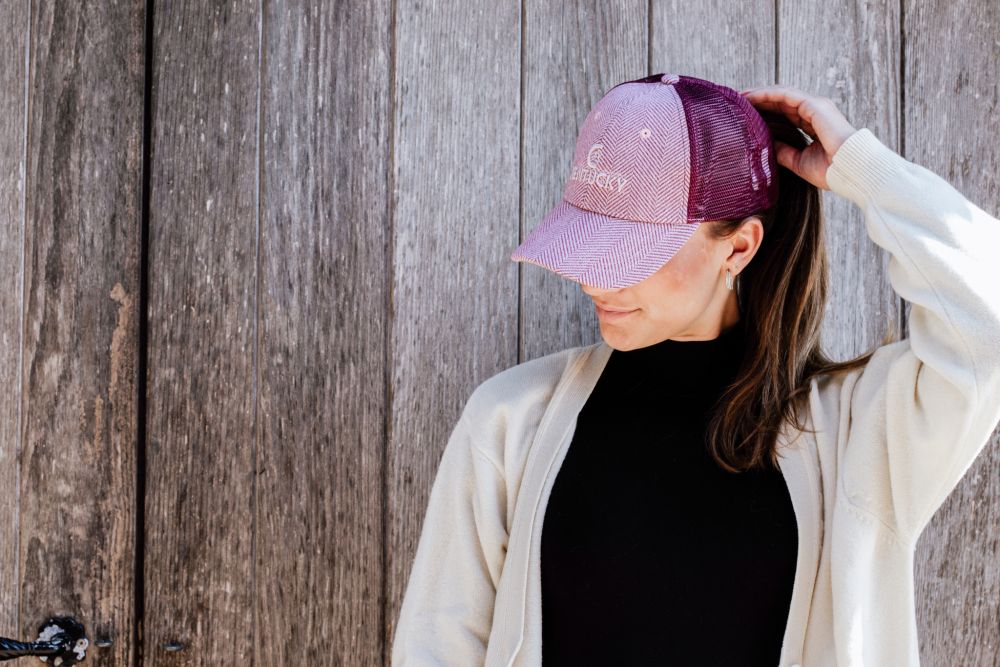 KENTUCKY® HORSEWEAR Trucker Cap Wolle, hellrosa