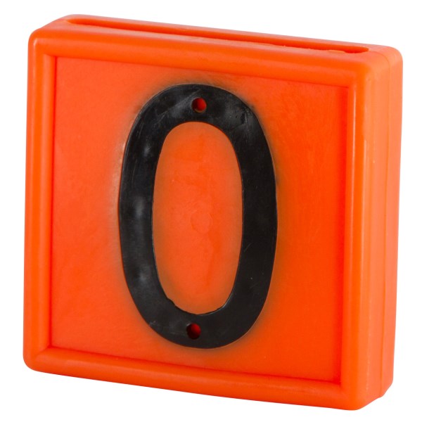 KERBL Nummernblock Standard, orange