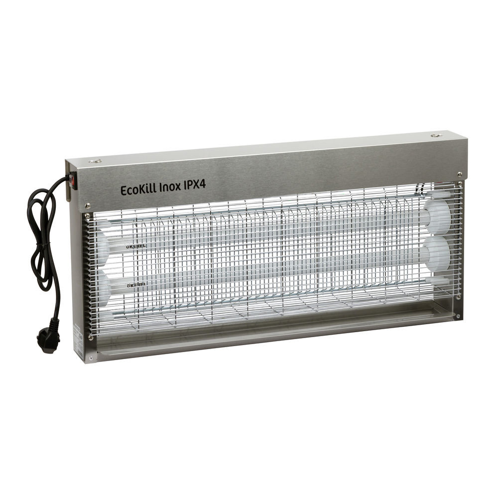 KERBL Fliegenvernichter EcoKill Inox IPX4