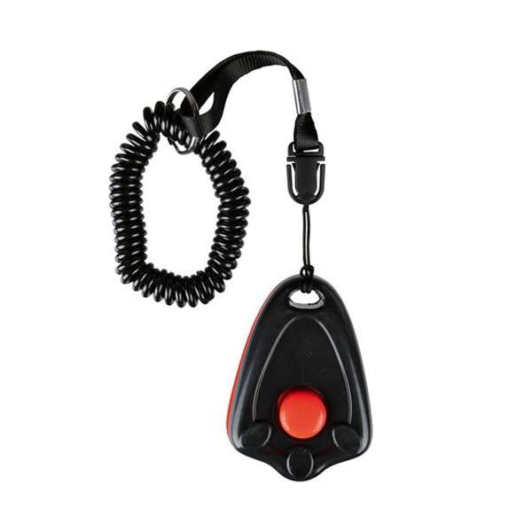 TRIXIE Clicker mit Clicker-Taste, rot/schwarz