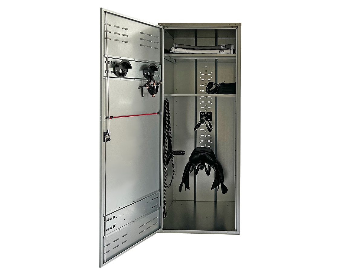 GROWI® Sattelschrank mit Zylinderschloss, 75 cm breit 