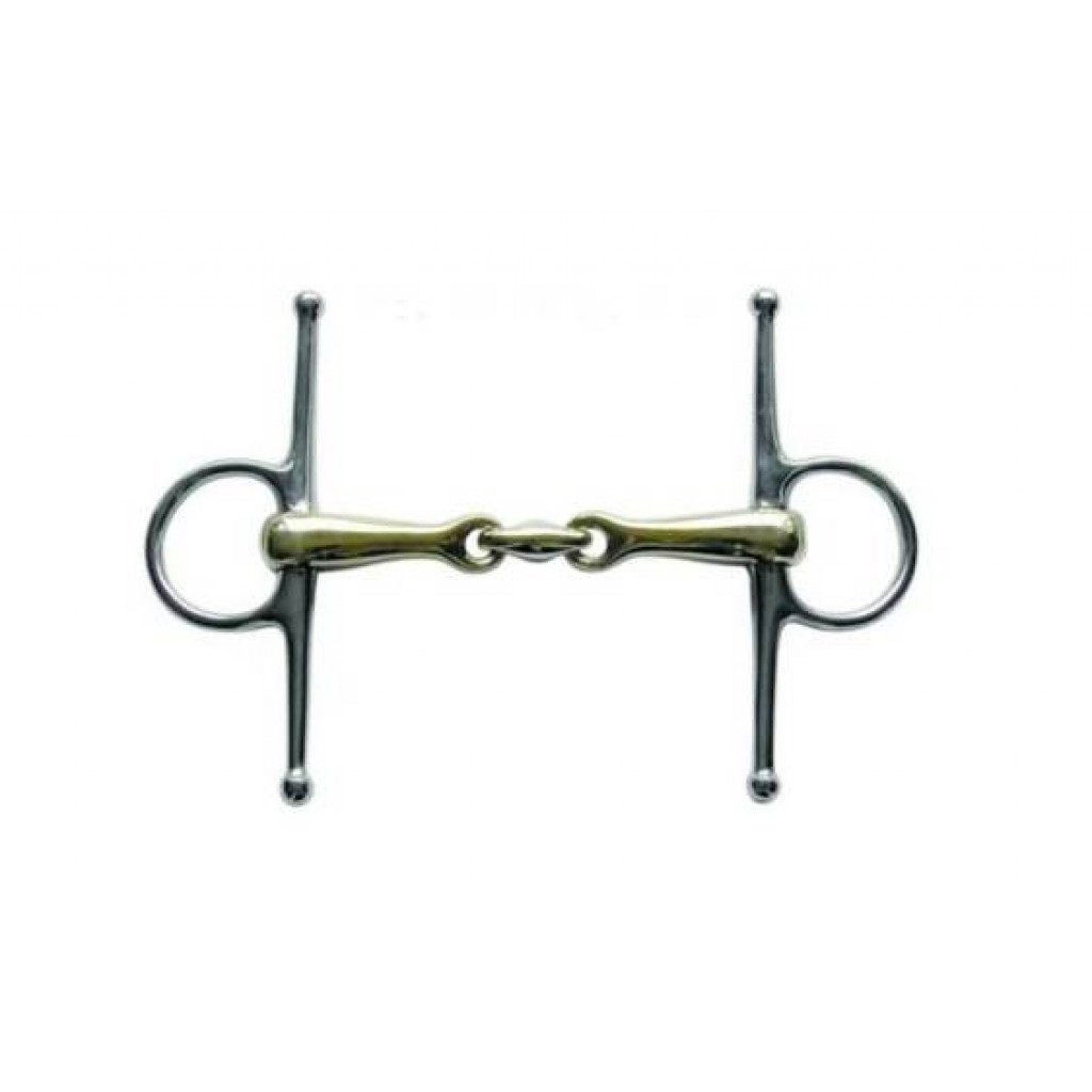 Schenkeltrense Argentan, 16 mm mit Edelstahlringen