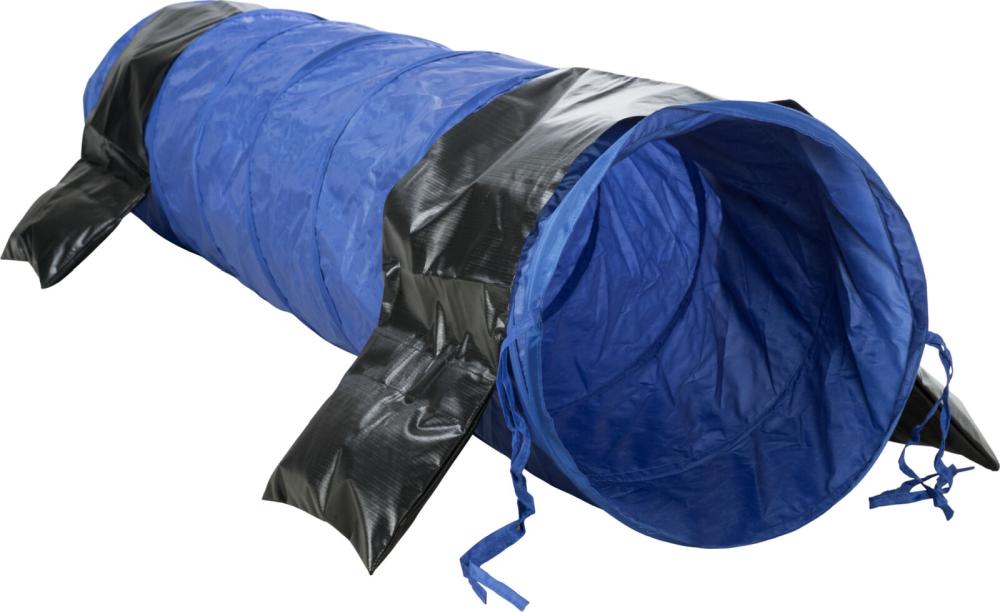 TRIXIE Agility Tunnel für kleine Hunde & Welpen, blau