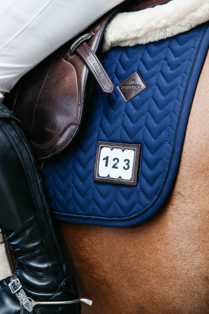 KENTUCKY® HORSEWEAR Schabracke Fishbone Competition Springen, marine