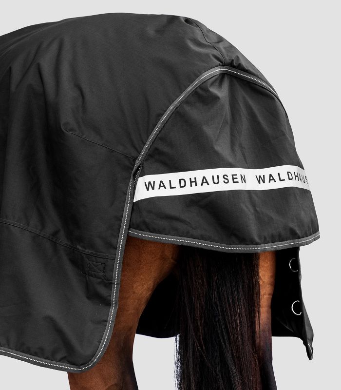 WALDHAUSEN ARCTIC Outdoordecke, High Neck, Light, schwarz