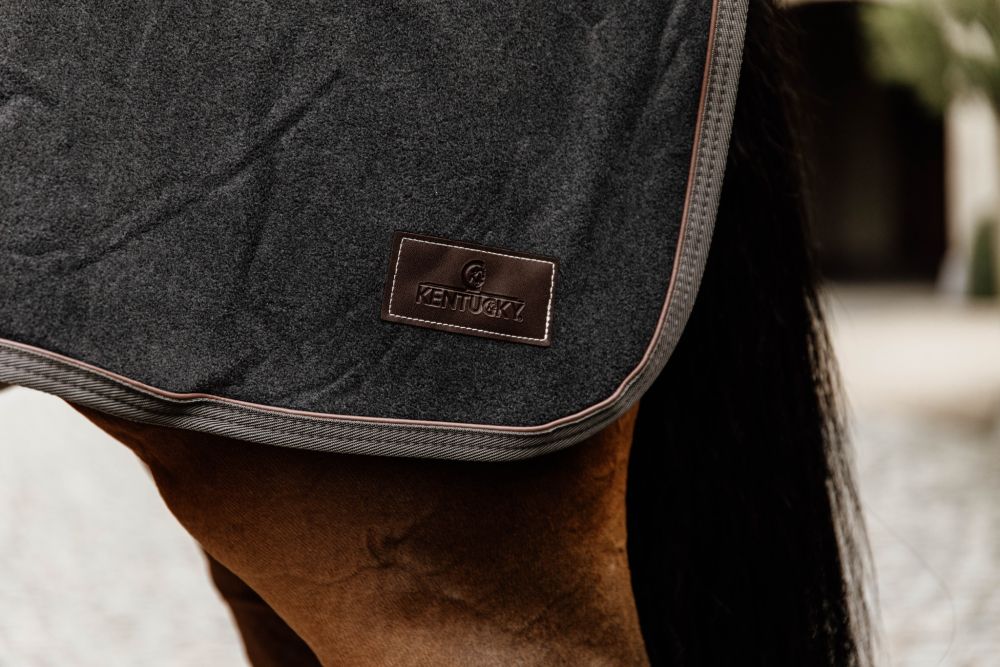 KENTUCKY® HORSEWEAR Ausreitdecke Heavy Fleece, dunkelgrau