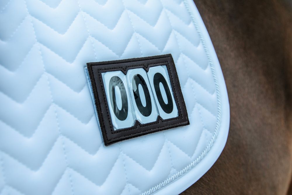KENTUCKY® HORSEWEAR Schabracke Fishbone Competition Springen, weiß