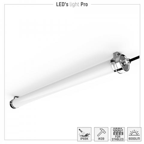 SHADA Led Wannenleuchte Strip - 1 x 40 W 150 cm 6000 lm 4000K IP69K