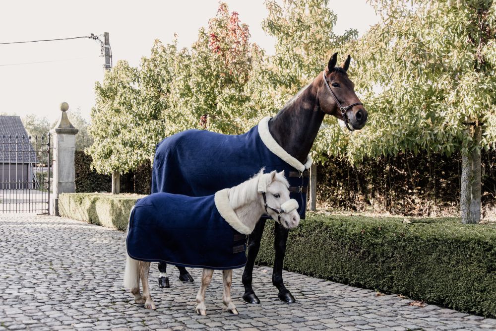 KENTUCKY® HORSEWEAR Turnierabschwitzdecke Heavy Fleece, marine