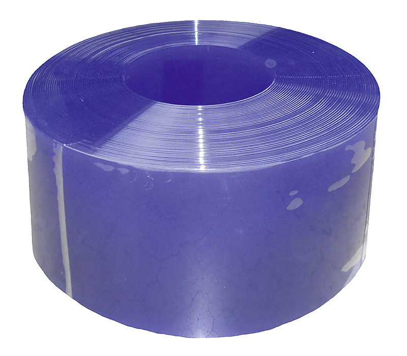 PATURA PVC-Streifenvorhang, 300 x 3 mm, blau transparent
