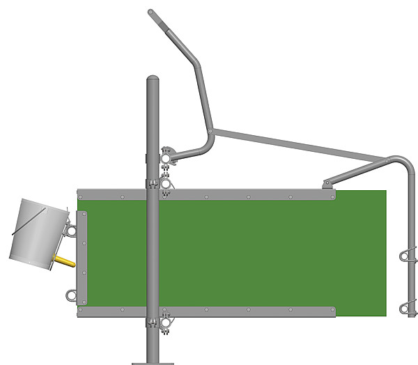 PATURA Fress- und Tränkestand Komplett-Set für 4 Kälber