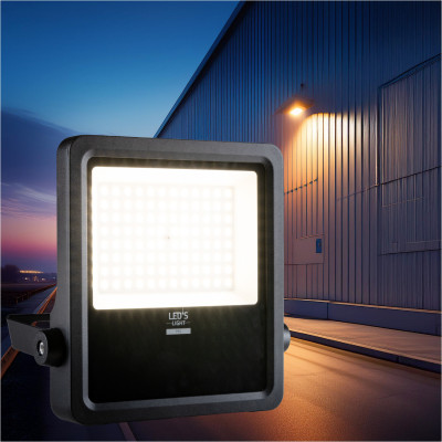 SHADA Flutlicht - 100 W 15.000 lm 3.000 K/4.000 K/5.000 K - San'an LED - schwarz