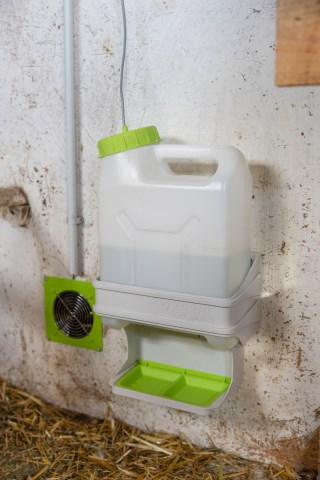 KERBL SmartCoop Tränkeheizung mit Füllstandsensor für Geflügeltränken 