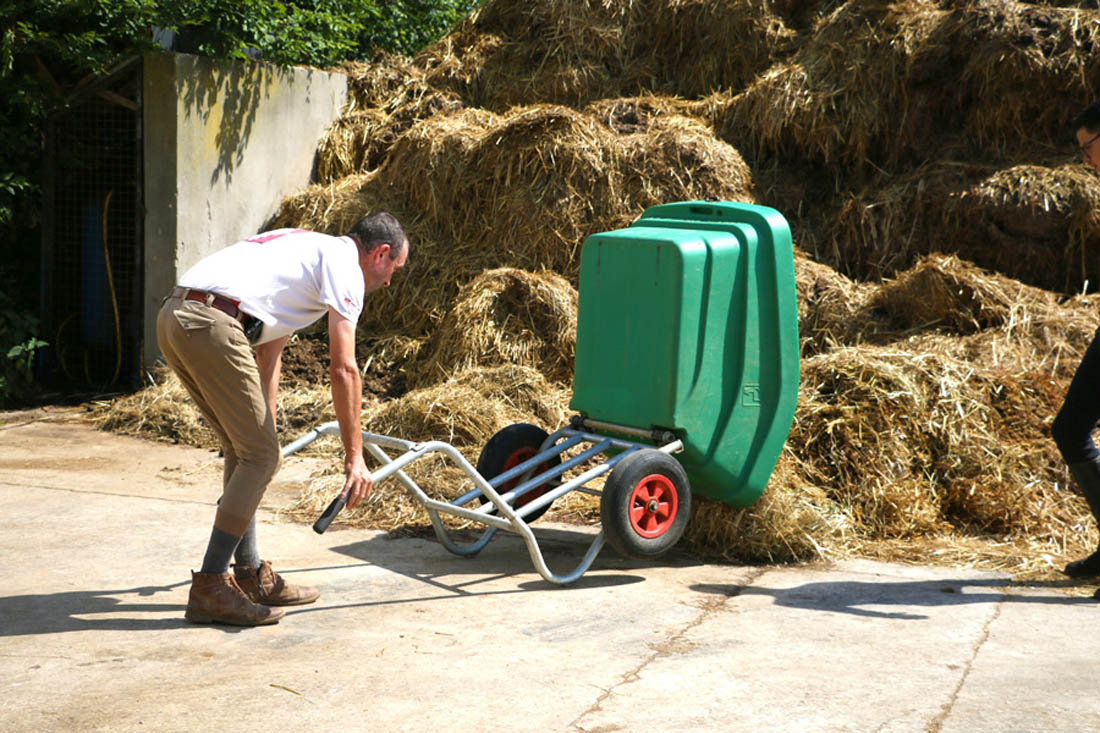 LA BUVETTE Kippschubkarre, 330 l/600 l