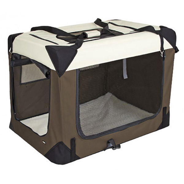 Pet-Star Transport-Hütte, braun/beige 