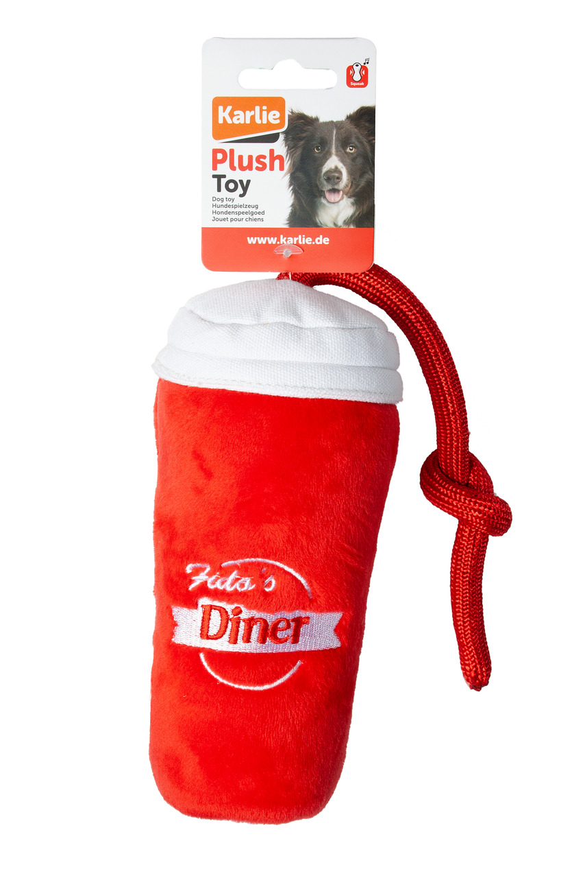 Hundespielzeug Plüsch Milchshake