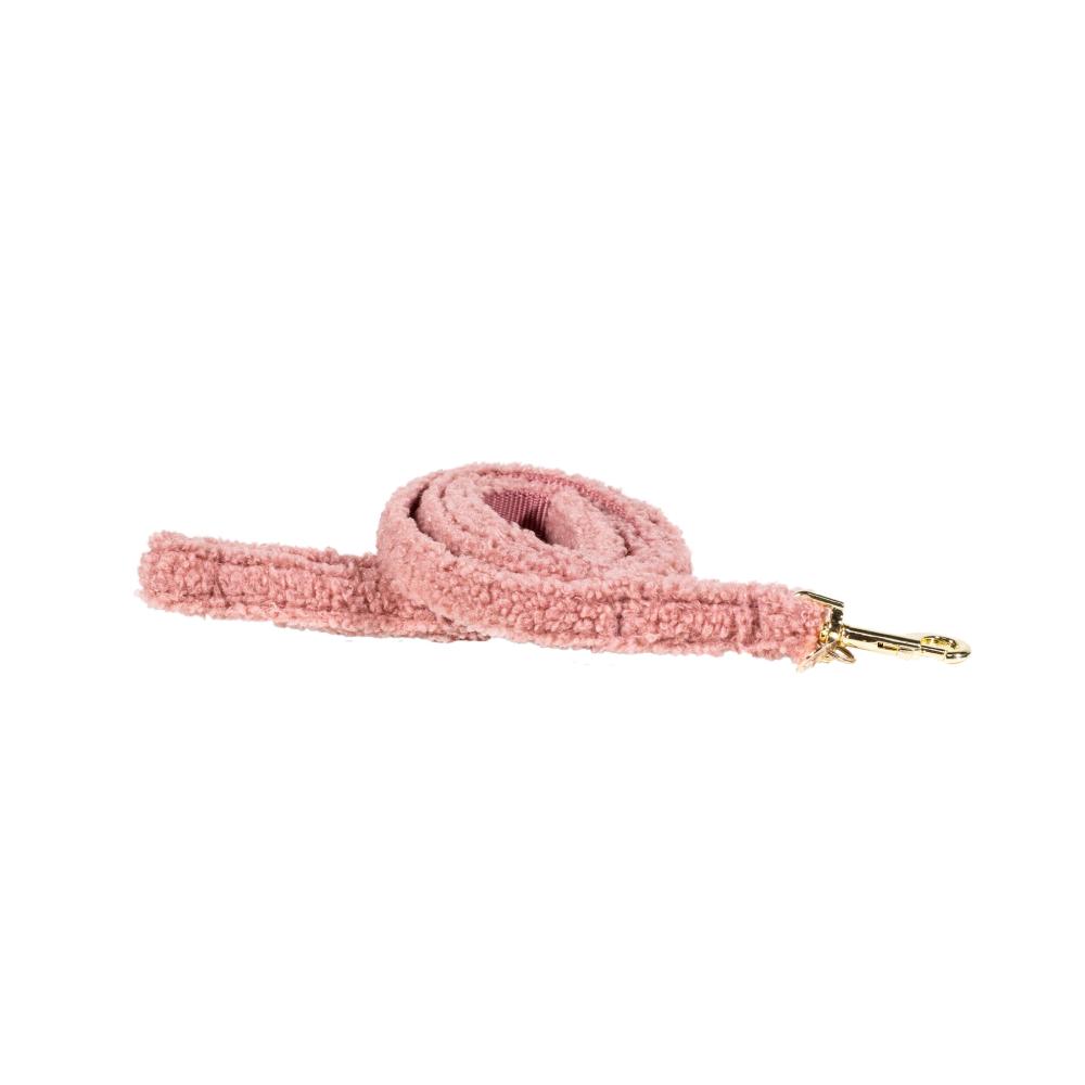 KENTUCKY® DOGWEAR Hundeleine aus Teddyfleece 120 cm, altrosa